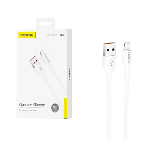 Foneng Cable X109 Lightning 2.4A 1M White
